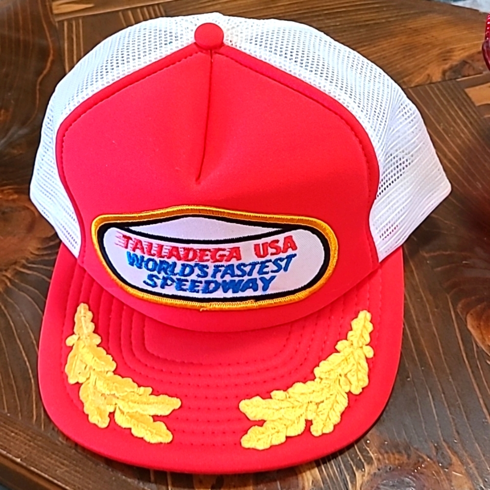 Vintage Talladega Speedway USA Trucker Cap